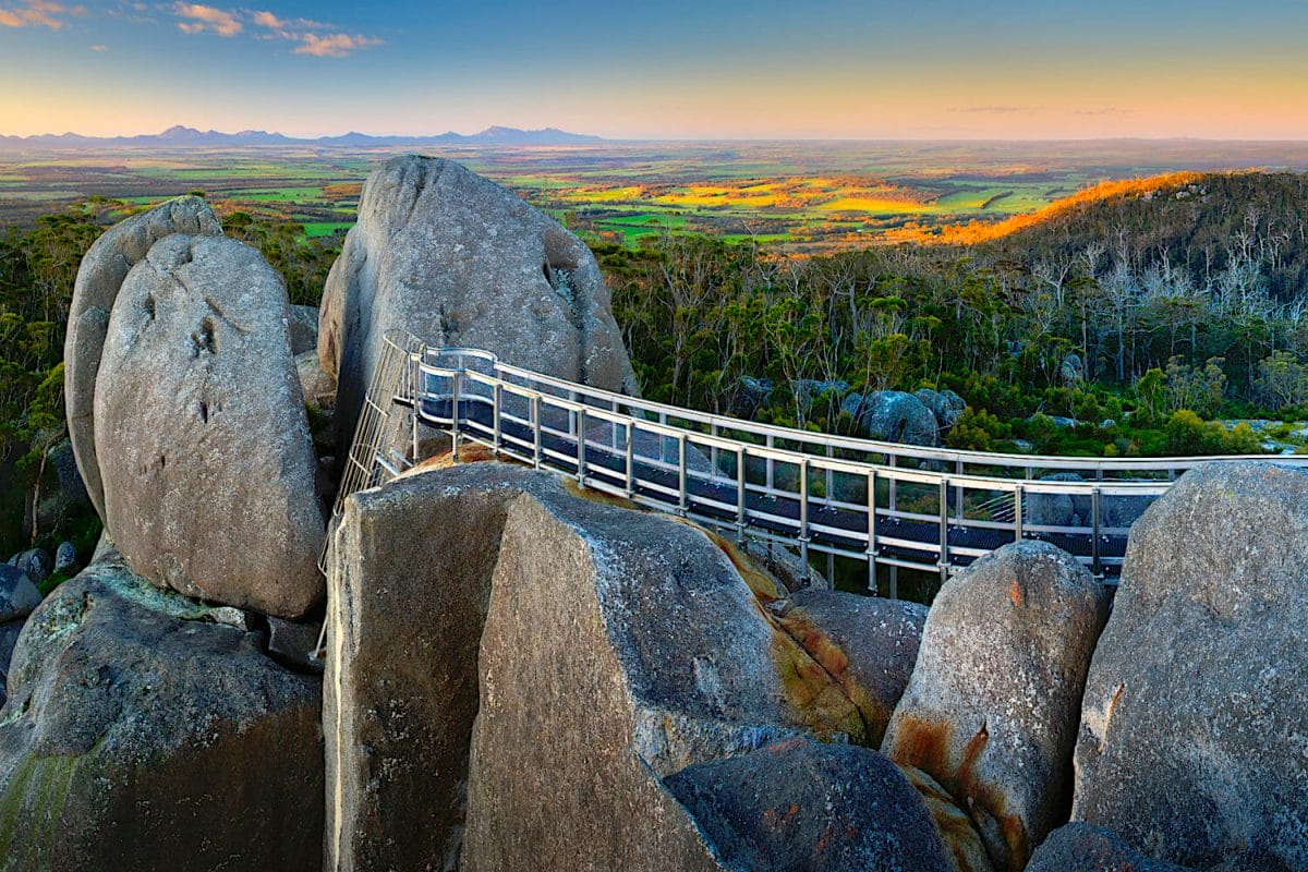 Granite Skywalk, Castle Rock - Porongurup National Park - Credit Down Under Discoveries