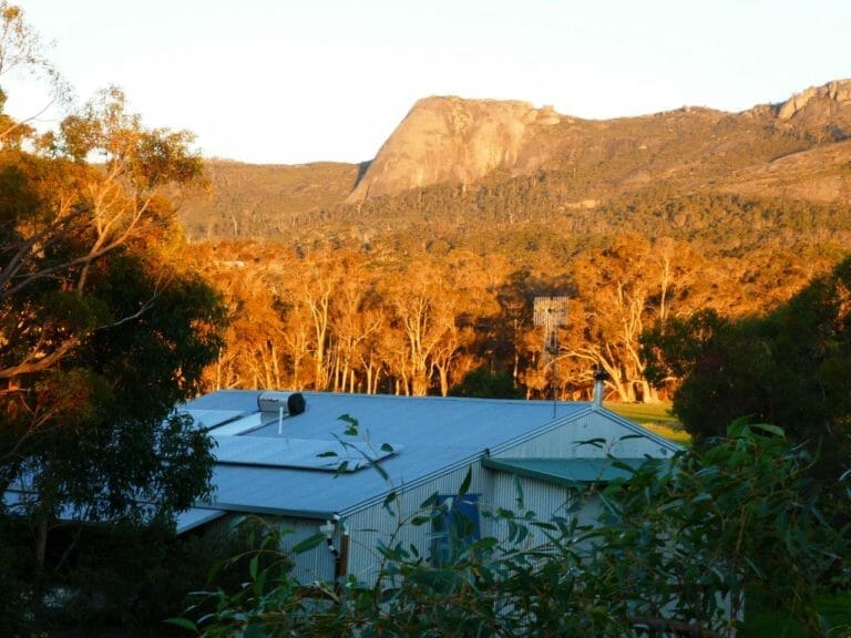 View of the Porongurup Range from Maleeya's Studio