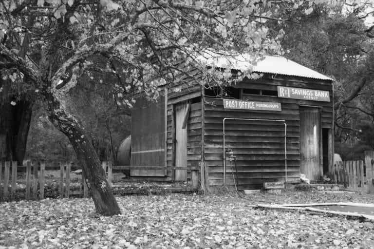 Original Porongurup Post Office located at the rear of the Shop