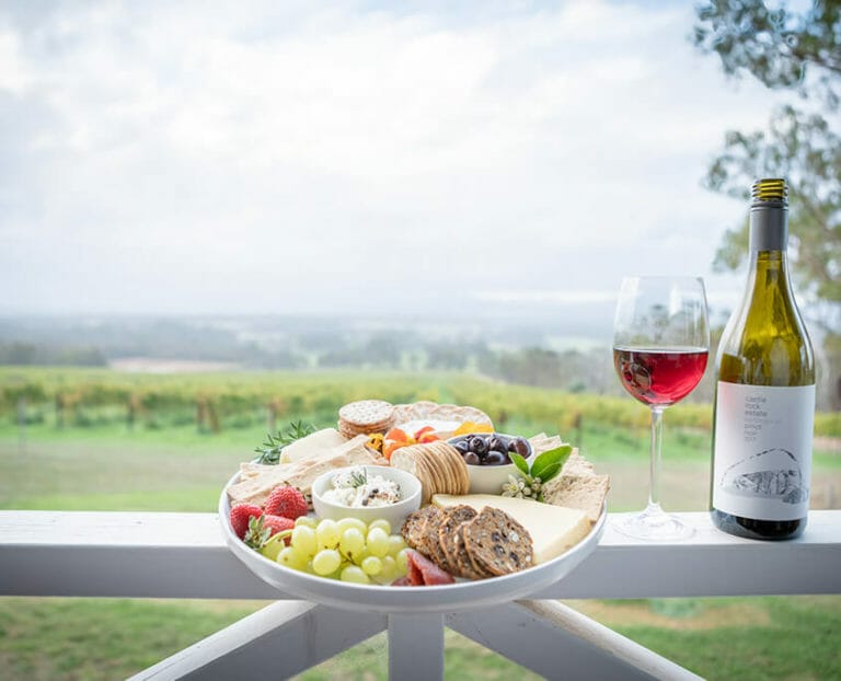 Sit back and enjoy the view with local produce from Porongurup