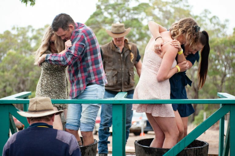 Grape Stomping at Porongurup Festival 2020, Photo credit: ACE Camera Club