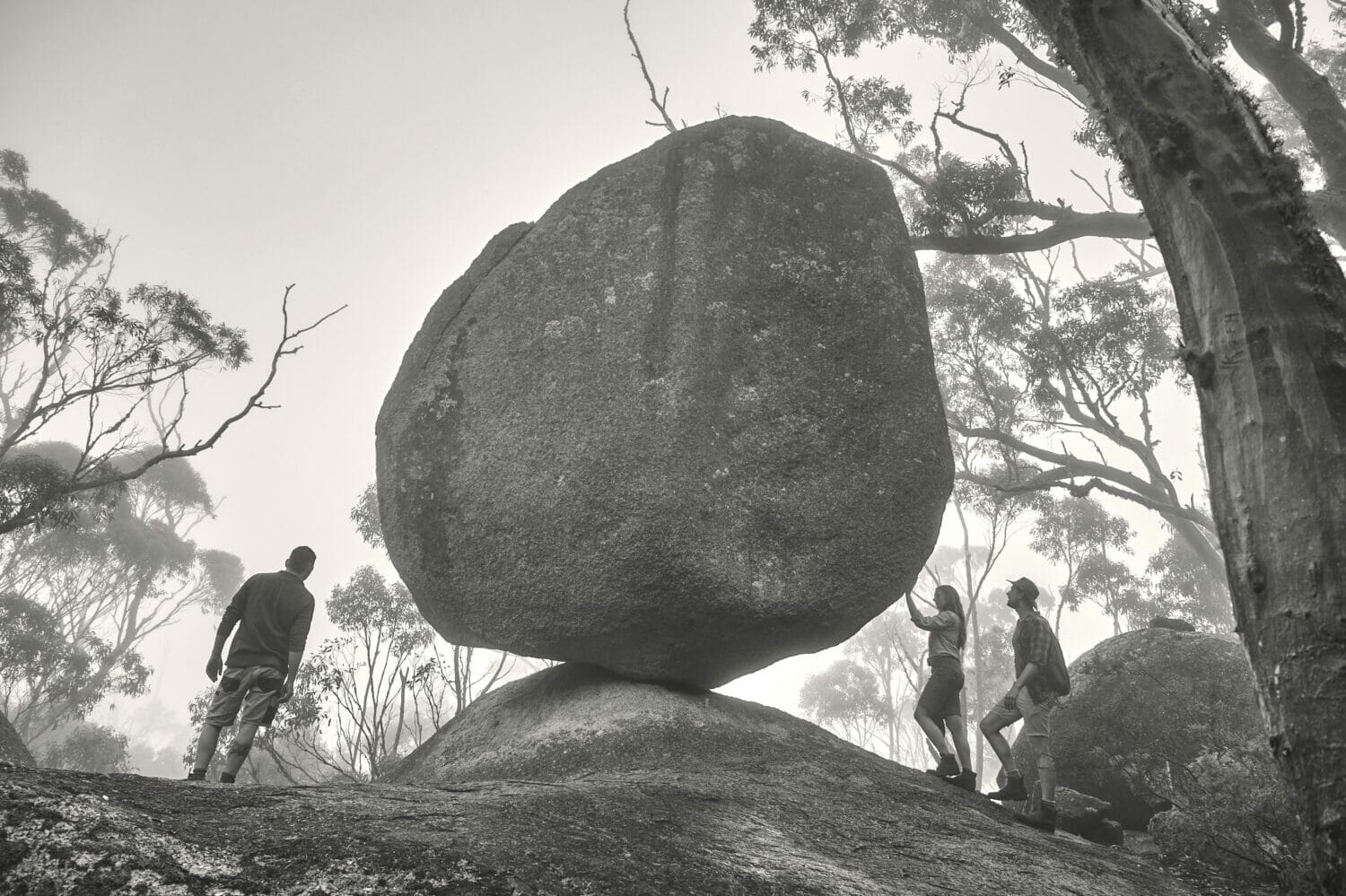 Balancing Rock at Castle Rock Granite Skywalk, Porongurup Balancing Rock at Castle Rock Granite Skywalk, Porongurup