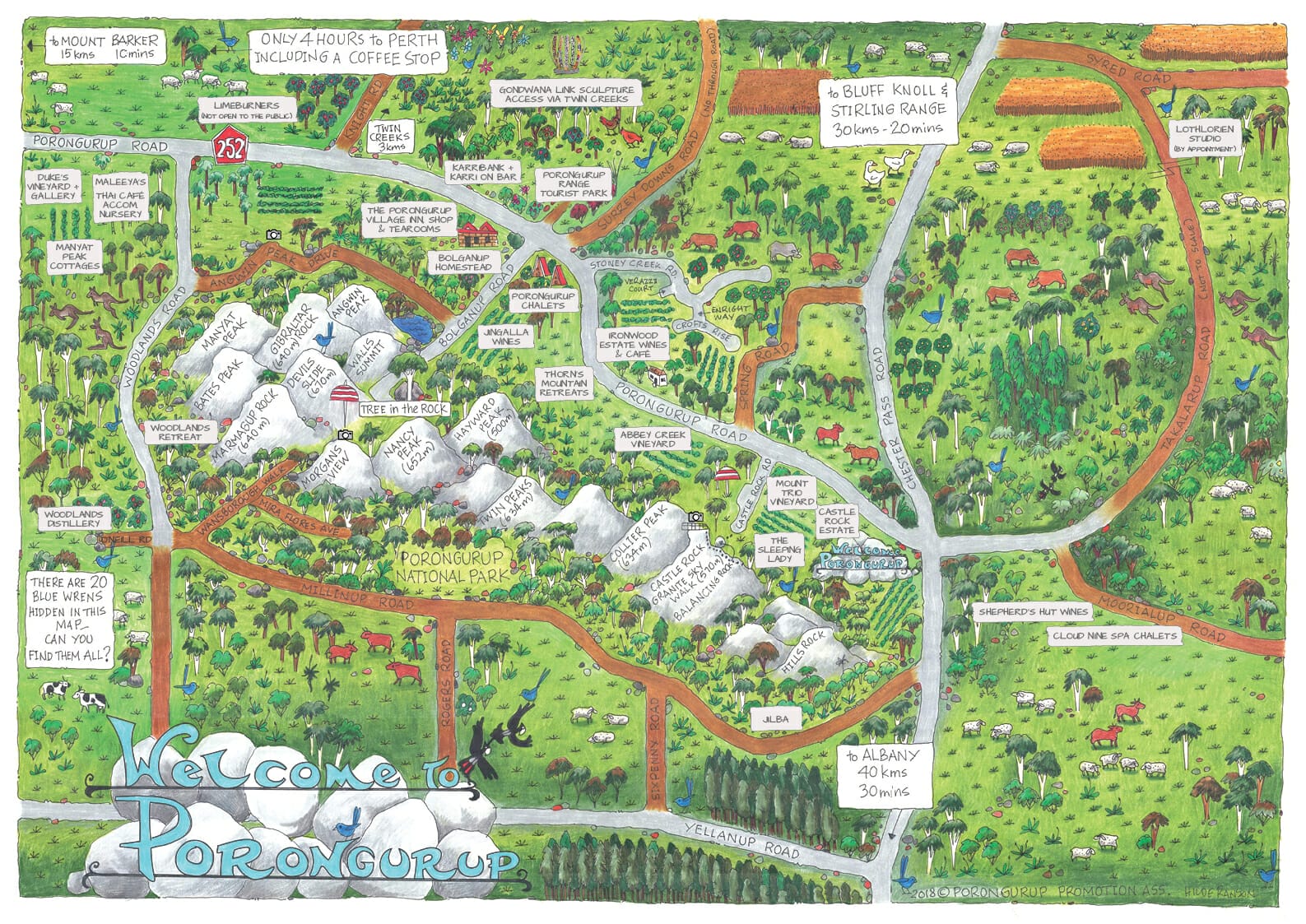 Porongurup Map-July 2023