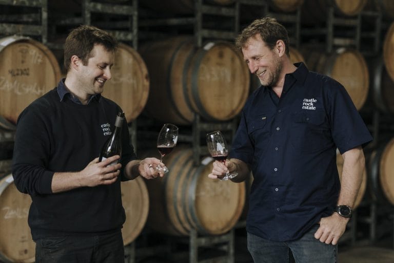 Rob Diletti & Sam Palmer, Winemakers at Castle Rock Estate
