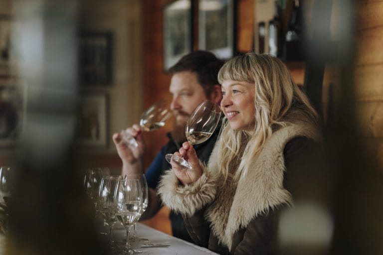 Riesling and Pinot Noir Wine Flights at Castle Rock Estate